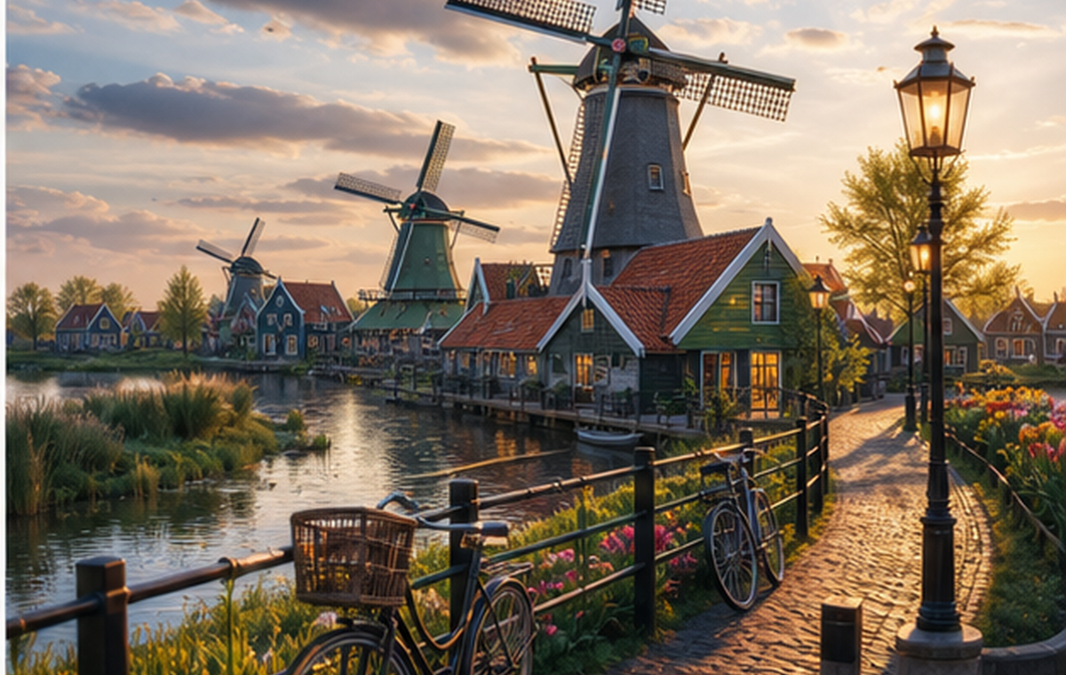 Unique Netherlands travel visual